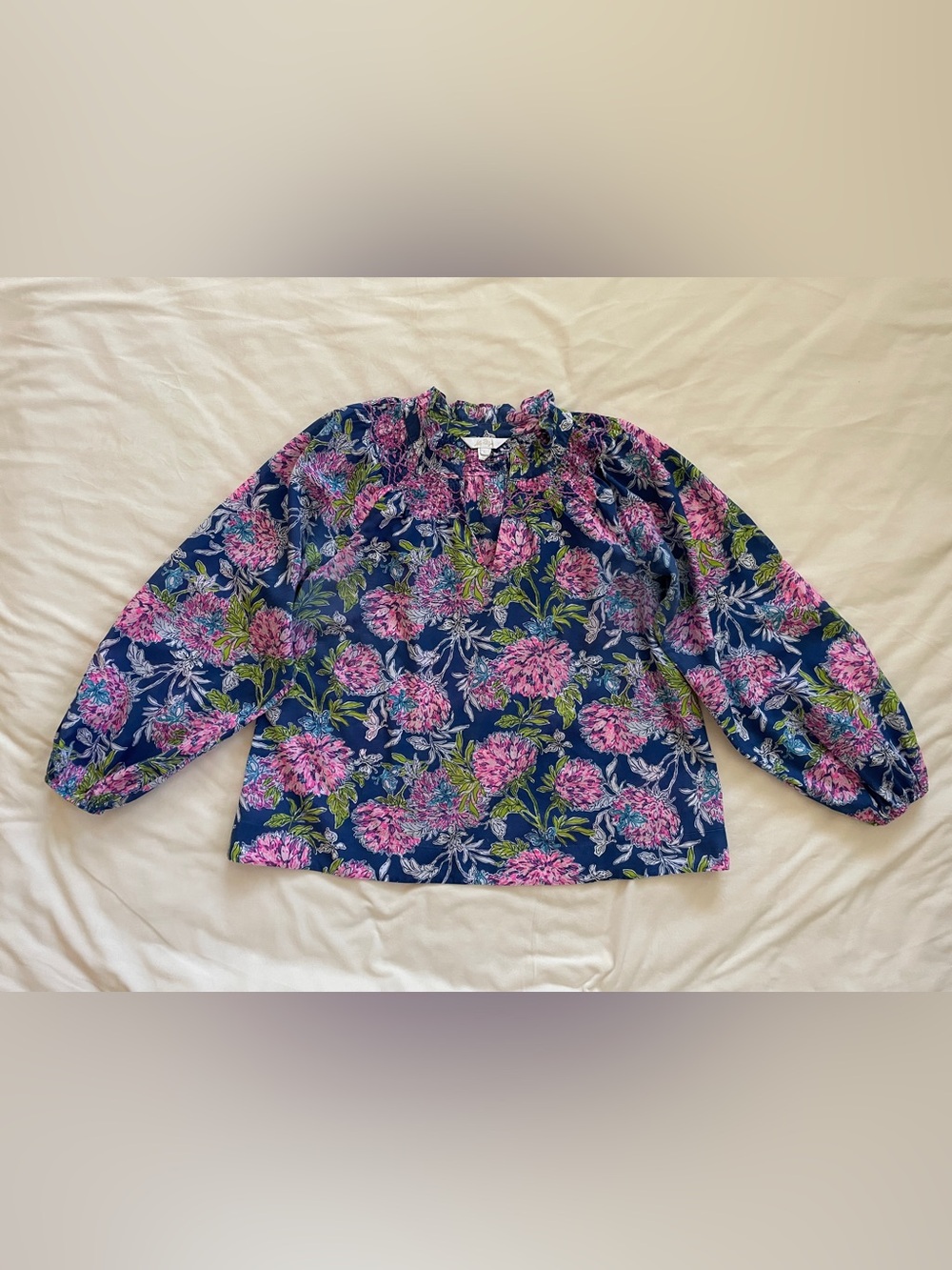 Lilly Pulitzer Lourdes top in a Multi Daliah Lucious print size L